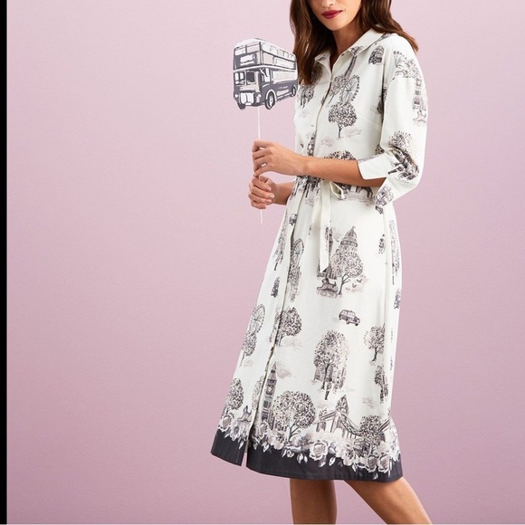 Cath Kidston London Toile Dress - Picture 8 of 8